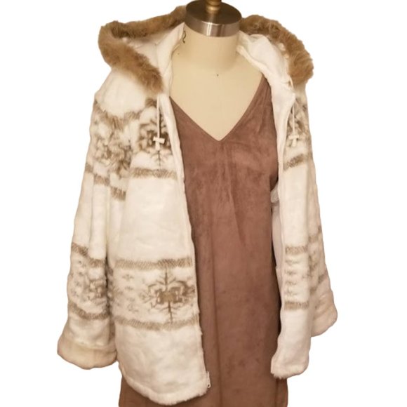 NWOT | Domini International | Faux Fur | Hooded | Reversible | Jacket | Size: XL - Picture 9 of 16